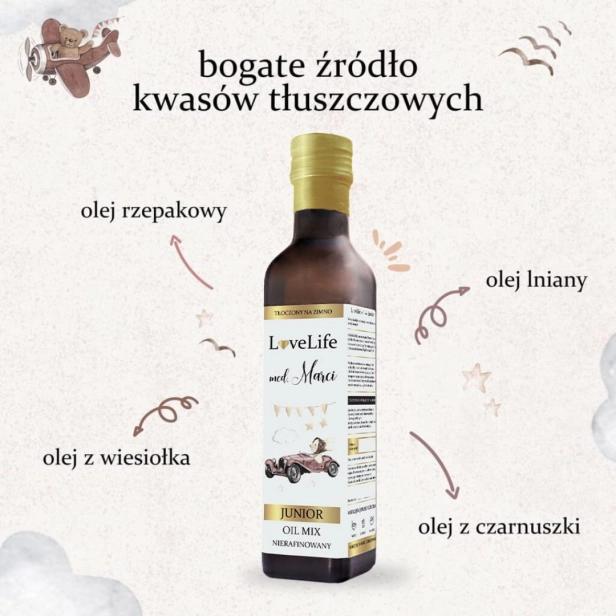 LoveLife - Skin by Med. Marci - kompozycja olejów wspierająca redukcję trądziku, 250ml