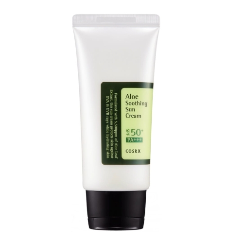 COSRX - Aloe Soothing Sun Cream SPF50+ PA+++ - Lekki Krem z Filtrem, 50ml