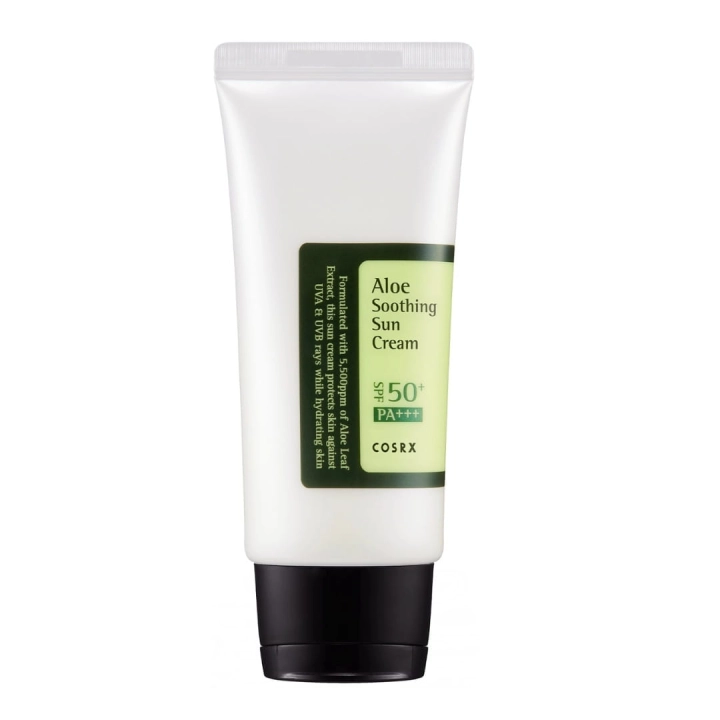 COSRX - Aloe Soothing Sun Cream SPF50+ PA+++ - Lekki Krem z Filtrem, 50ml