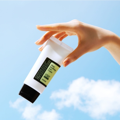 COSRX - Aloe Soothing Sun Cream SPF50+ PA+++ - Lekki Krem z Filtrem, 50ml