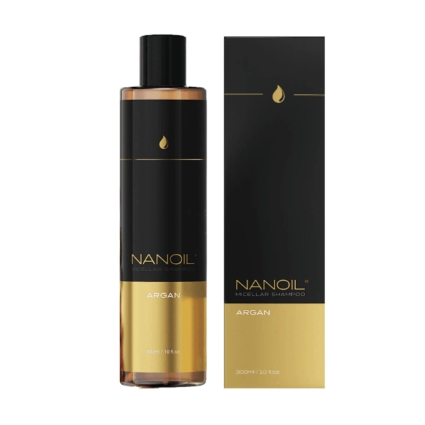 Nanoil - Argan Micellar Shampoo - Micelarny Szampon z Olejkiem Arganowym, 300ml