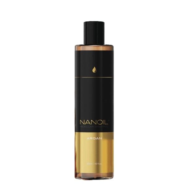 Nanoil - Argan Micellar Shampoo - Micelarny Szampon z Olejkiem Arganowym, 300ml