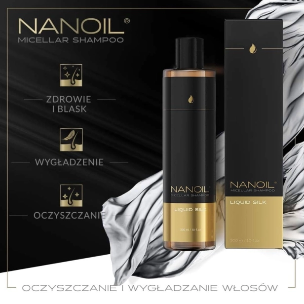 Nanoil - Argan Micellar Shampoo - Micelarny Szampon z Olejkiem Arganowym, 300ml