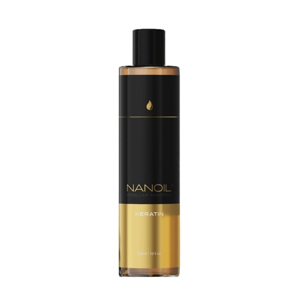 Nanoil - Keratin Micellar Shampoo - Micelarny Szampon z Keratyną, 300ml