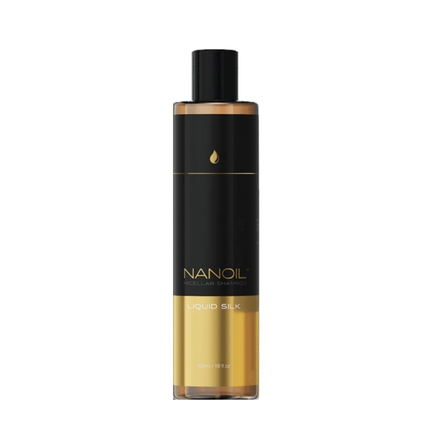 Nanoil - Liquid Silk Micellar Shampoo - Micelarny Szampon z Płynnym Jedwabiem, 300ml