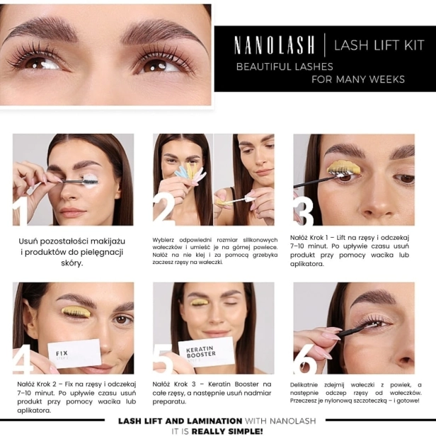 Nanolash - Lash Lift Kit - Zestaw do Liftingu i Laminacji Rzęs
