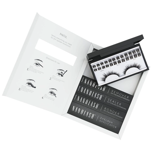 Nanolash - DIY Starter Kit - Heartbreaker - Rzęsy Bondingowe Zestaw
