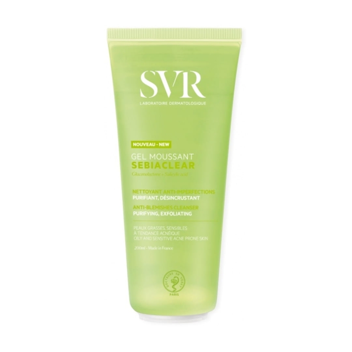 SVR - Sebiaclear Gel Moussant - Żel Do Mycia Do Skóry Trądzikowej, 200 ml