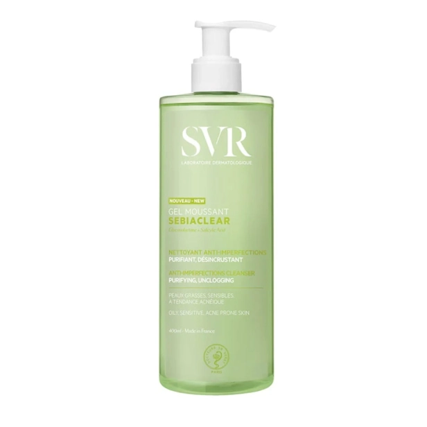SVR - Sebiaclear Gel Moussant - Żel Do Mycia Do Skóry Trądzikowej, 200 ml