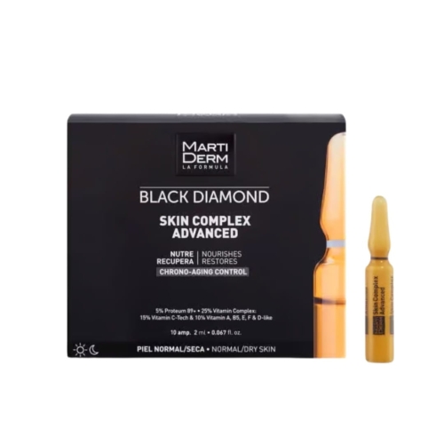 MartiDerm - Black Diamond - Skin Complex Advanced - Serum Do Twarzy w Formie Ampułek, 10 x 2 ml