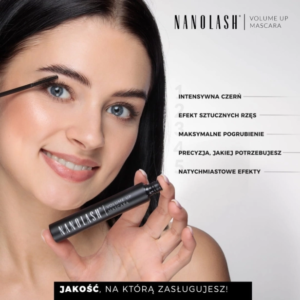 Nanolash - Volume Up Mascara - Pogrubiający Tusz do Rzęs, 10 ml