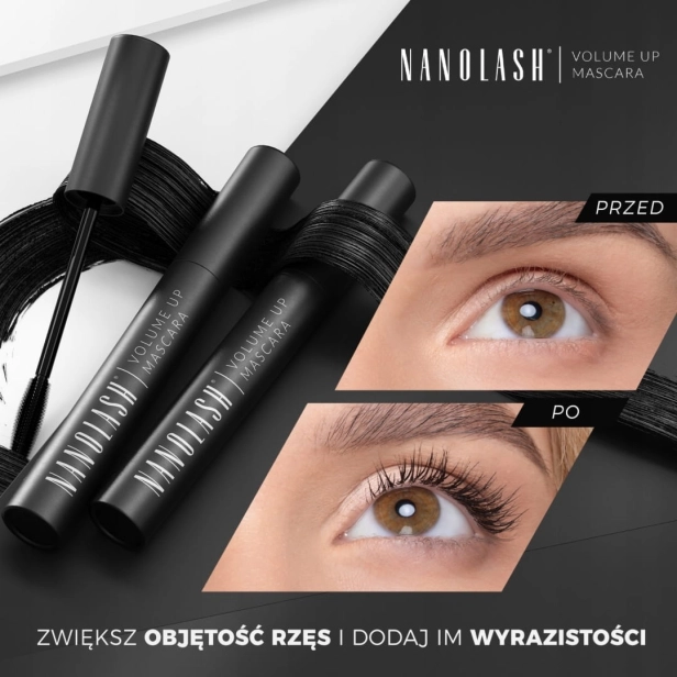 Nanolash - Volume Up Mascara - Pogrubiający Tusz do Rzęs, 10 ml