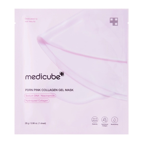 Medicube - PDRN Pink Collagen Jelly Gel Mask - Kolagenowa Hydrożelowa Maska W Płachcie, 1 szt./ 28 g