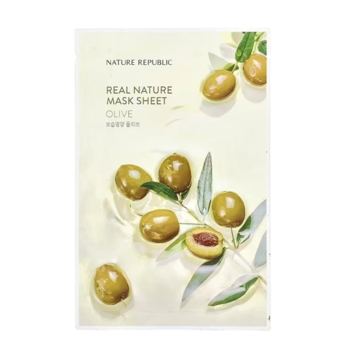 Nature Republic - Real Nature Mask - OLIVE - Maska W Płachcie, 1 szt.
