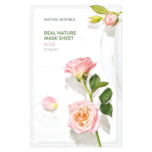 Nature Republic - Real Nature Mask - Rose - Maska W Płachcie, 1 szt.