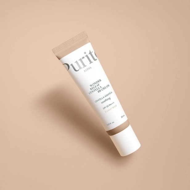 Purito Seoul - Wonder Releaf Centella BB Cream SPF30 PA+++ Odcień 21 Light Beige - Krem BB z Wąkrotą Azjatycką, 30 ml