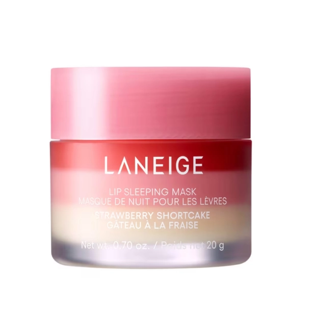 Laneige – Strawberry Shortcake Lip Sleeping Mask - Całonocna Maska do Ust,  20g.png