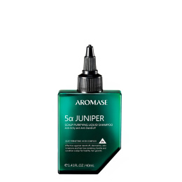 AROMASE - 5α Juniper Scalp Purifying Liquid Shampoo, 40ml - peelingujący szampon do włosów