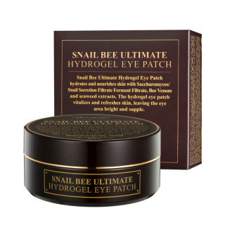 BENTON - Snail Bee Ultimate Hydrogel Eye Patch, 60szt. - wygładzające płatki pod oczy