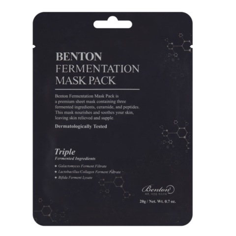 Benton - Fermentation Mask Pack, 20g - odżywcza maska w płachcie