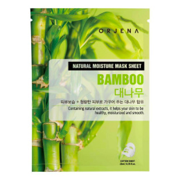 Orjena Maska w płachcie z ekstraktem z bambusa o działaniu rozświetlającym 23 ml