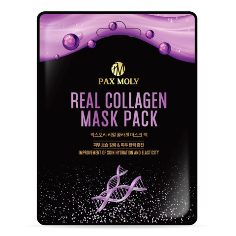 Pax Moly Odżywczo-ujędrniająca maska w płachcie do twarzy z kolagenem i komórkami macierzystymi żeń-szenia 25 ml