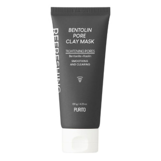 PURITO - Bentolin Pore Clay Mask, 120g - oczyszczająca maska z glinkami