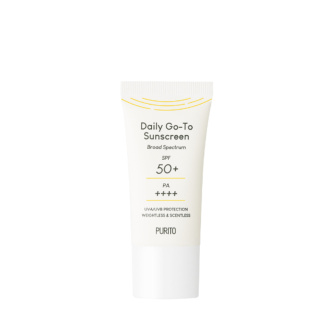 PURITO - Daily Go-To Sunscreen SPF 50+ PA++++ (wersja mini), 15ml - lekki krem z filtrem