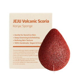 PURITO - JEJU Volcanic Scoria Konjac Sponge - gąbka konjac ze skorią wulkaniczną