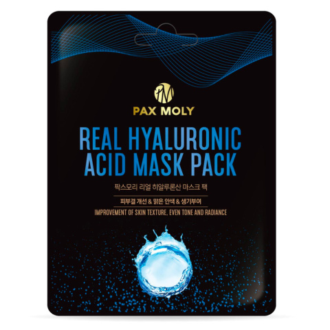 Pax Moly Intensywnie nawilżająca maska w płachcie do twarzy z kwasem hialuronowym 25 ml