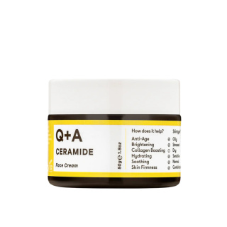 Q+A - Ceramide Defence Face Cream - Regenerujący Krem do Twarzy z Ceramidami, 50g