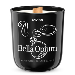 RAVINA - świeca sojowa BLACK OPIUM , 175g