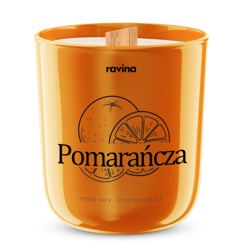 RAVINA - świeca sojowa POMARAŃCZA, 175g