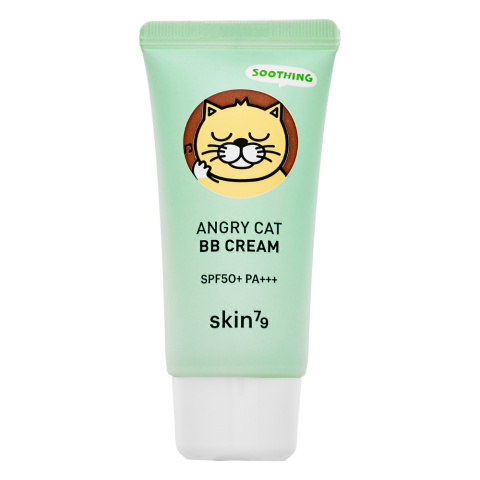 Skin79 - Angry Cat BB Cream (Petal Beige) SPF50+ PA+++, 30ml - łągodzący krem BB