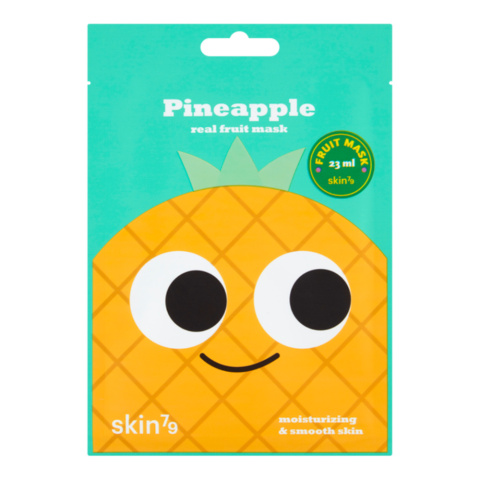 Skin79 - Real Fruit Mask Pineapple, 23ml - nawilżająca maska z ekstraktem z ananasa