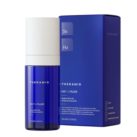 Theramid - HApca Filler - profesjonalne serum nawilżająco-przeciwzmarszczkowe z kwasem hialuronowym, 30 ml