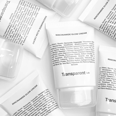 Transparent Lab - Niacinamide Glow Cream, 50ml - rozjaśniająco-wygładzający krem z niacynamidem