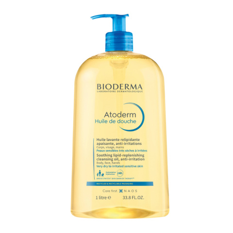 Bioderma - Atoderm - nawilżający olejek do kąpieli, 1l