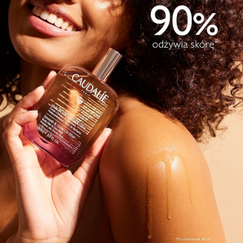 Caudalie - Smooth & Glow Oil Elixir - rozświetlający olejek zapachowy do ciała i włosów, 100ml