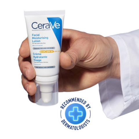 CeraVe - Facial Moisturizing Lotion SPF50 - nawilżający krem z filtrem, 52ml