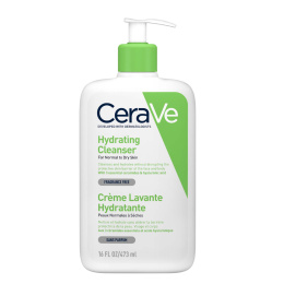 CeraVe - Hydrating Cleanser - nawilżająca emulsja do mycia twarzy, 473ml