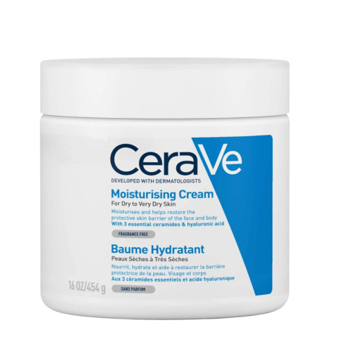CeraVe - Moisturizing Cream, 454g - nawilżający balsam do skóry suchej i bardzo suchej