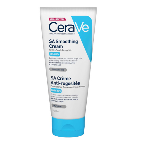 CeraVe - SA Smoothing Cream, 177ml - wygładzający balsam do ciała z kwasem salicylowym