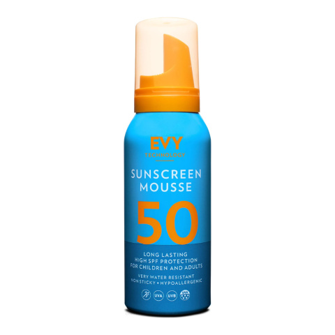 EVY TECHNOLOGY - SPF 50, 100ml - profesjonalny krem z filtrem w piance