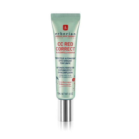 Erborian - CC Red Correct - krem CC redukujący zaczerwienienia z zielonym pigmentem, 15ml