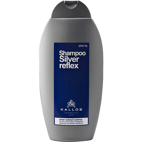 KALLOS - SILVER REFLEX, 350ml - szampon do włosów