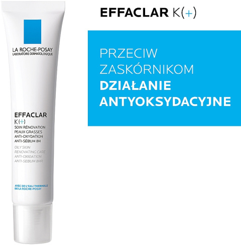 La Roche-Posay - Effaclar K(+) - antybakteryjny krem redukujący trądzik, 40g