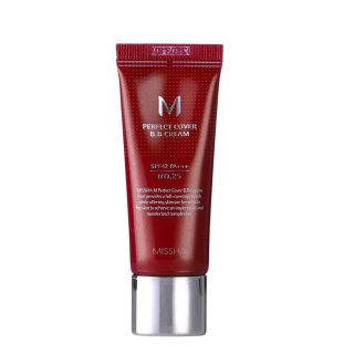 Missha - M Perfect Cover BB Cream SPF42 PA+++ - krem BB w odcieniu 25 Warm Beige, 20ml