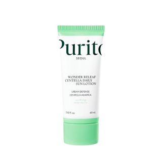 PURITO Seoul - Wonder Releaf Centella Daily Sun Lotion - lekka emulsja do twarzy z filtrem SPF, 60ml