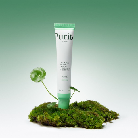 PURITO Seoul - Wonder Releaf Centella Eye Cream Unscented - bezzapachowy, kojący krem pod oczy